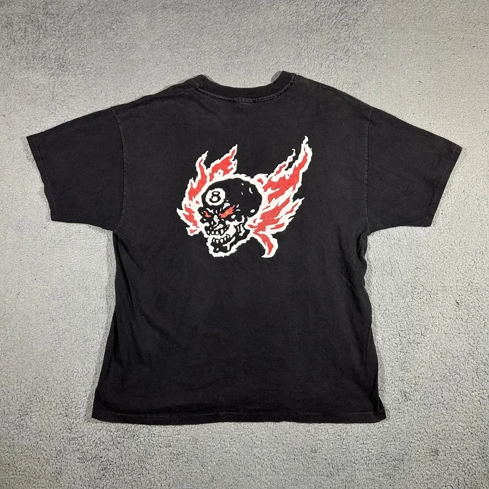 Vintage 90s Segwsoft Rocket Jockey Pc Game Black Promo T-shirt Mens XL #3613